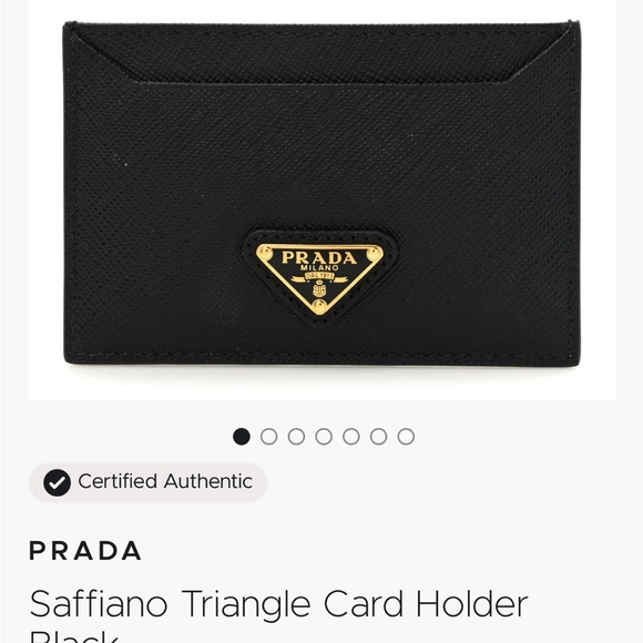 Prada Other - Prada Black Saffiano Leather Card Holder - BRAND NEW - AUTHENTIC!❤️